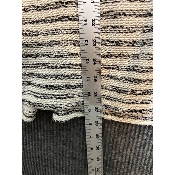 Lou & Grey Womens Textured Striped Top Size Large Neutral Bohemian Coastal - Picture 8 of 8